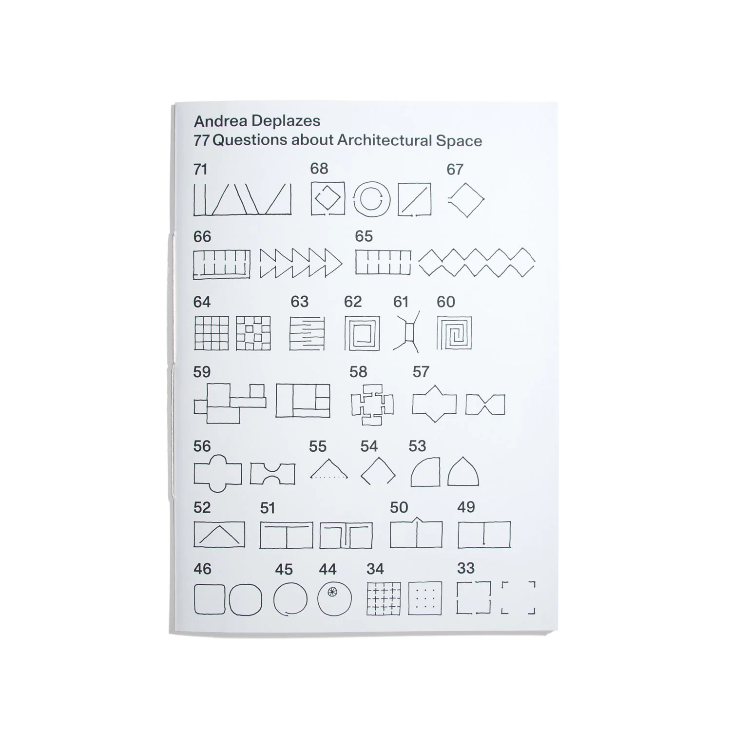 77 Questions about Architectural Space - Andrea Deplazes
