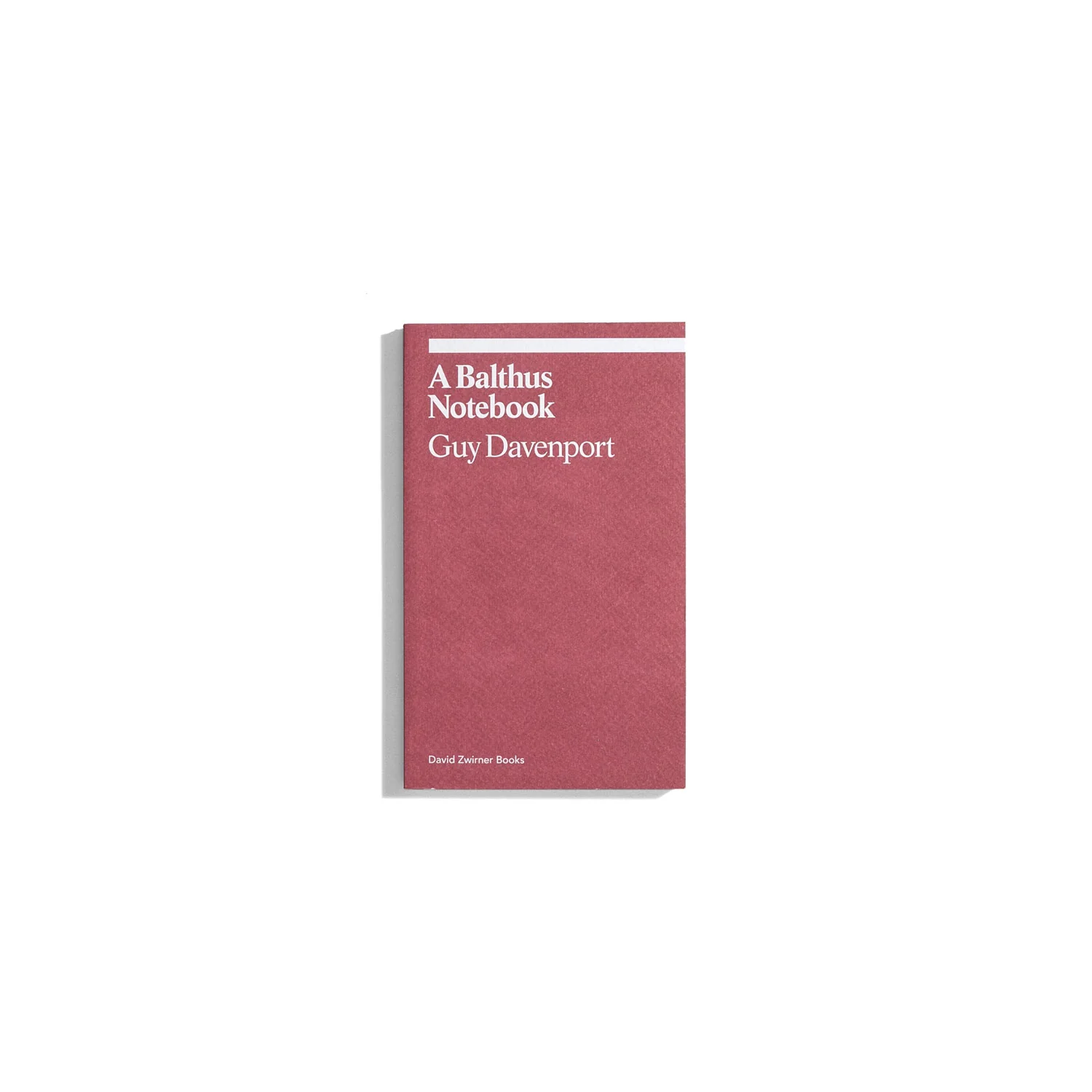 A Balthus Notebook - Guy Davenport (ekphrasis series)