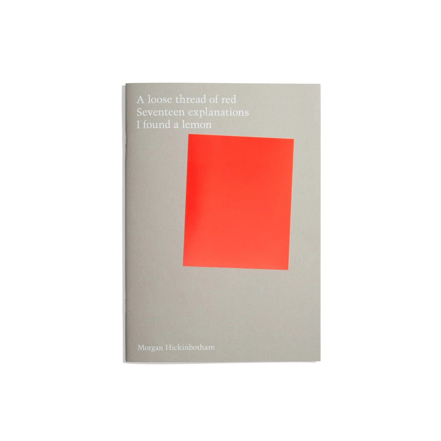 A loose thread of red