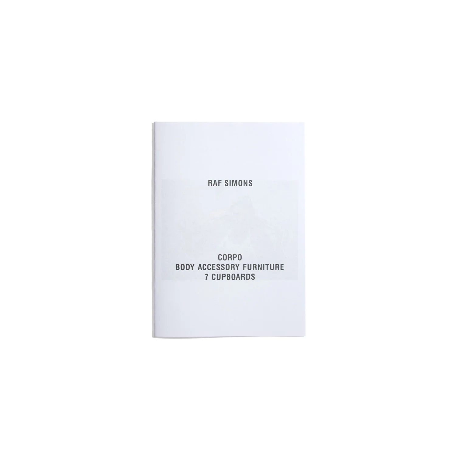 MoMu Zine - Raf Simons Corpo