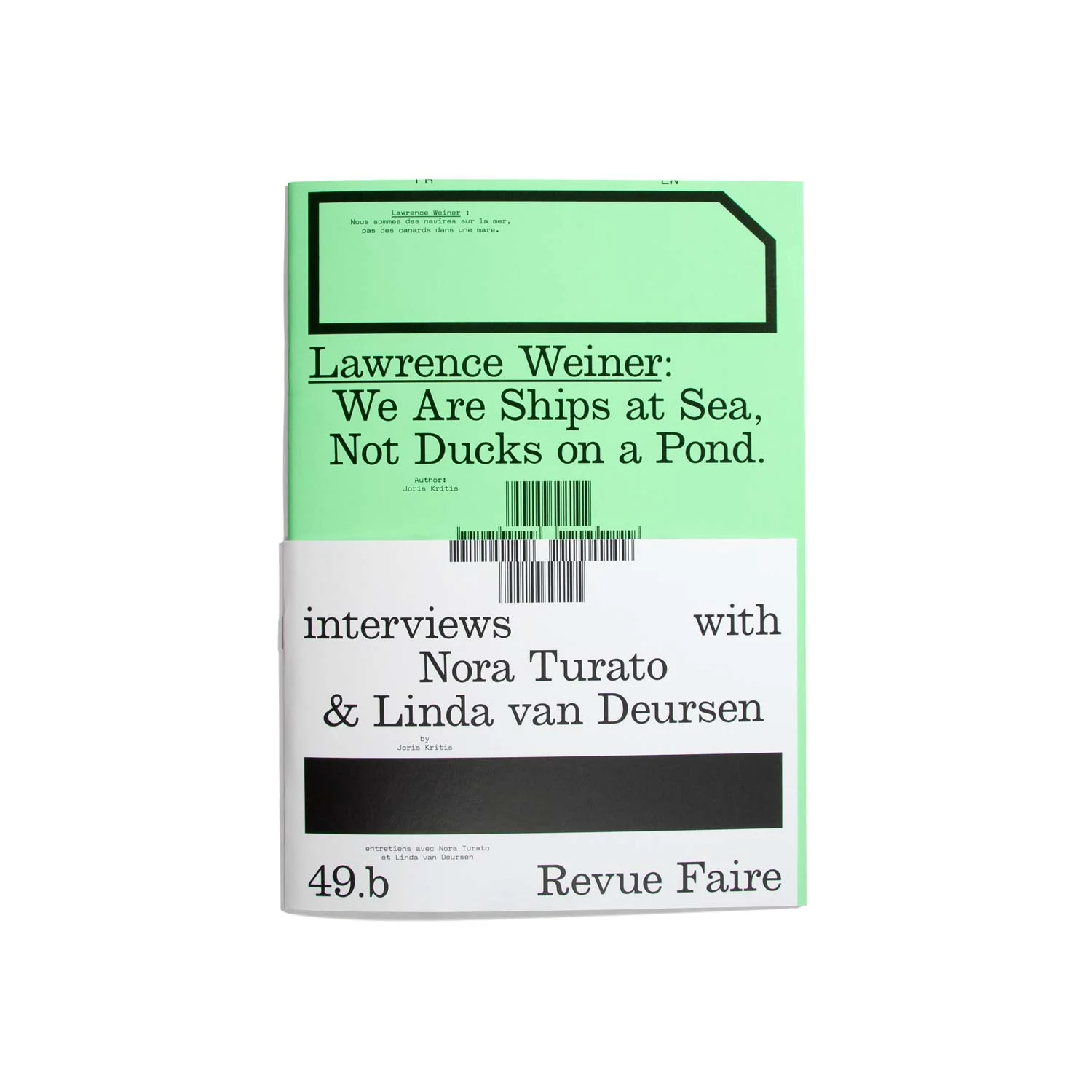 Revue Faire #49.b - Lawrence Weiner