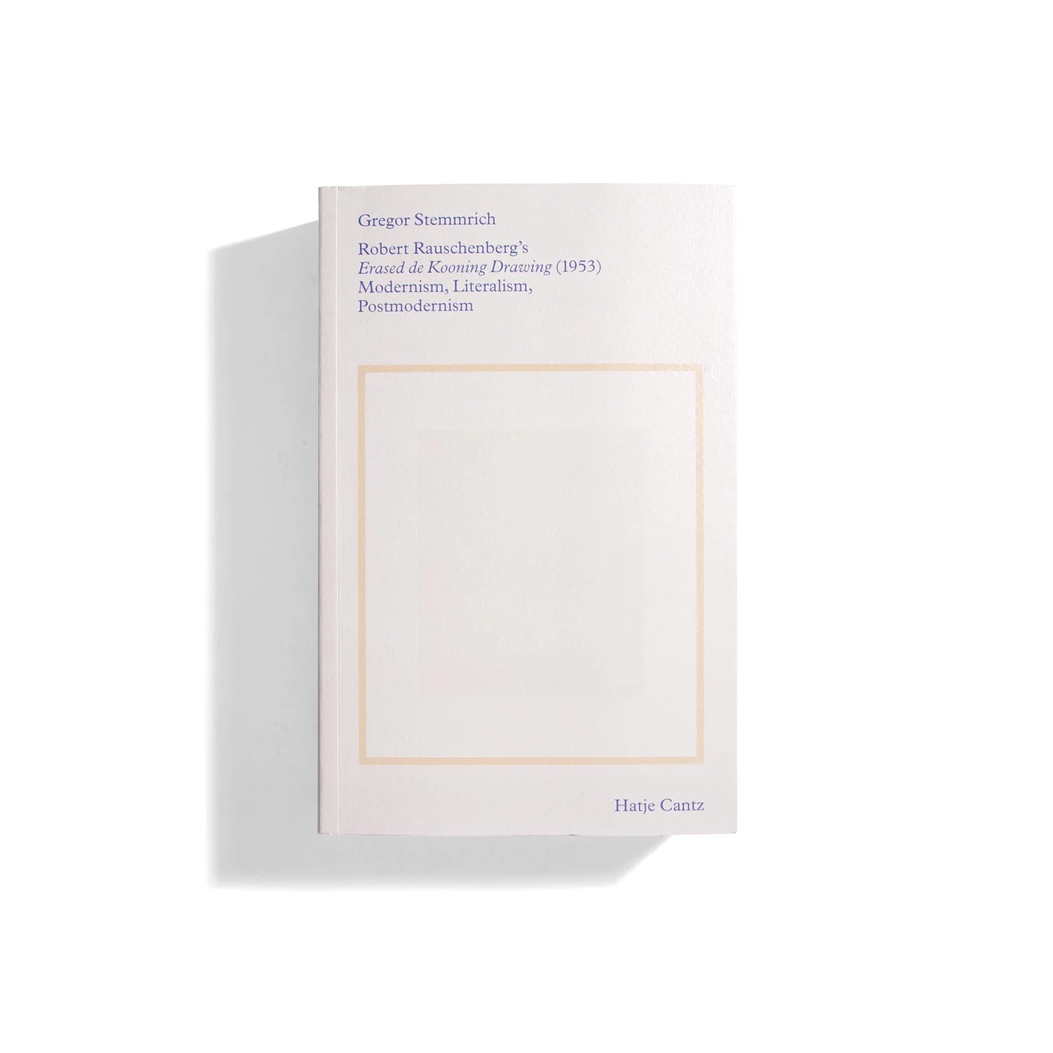 Robert Rauschenberg's 'Erased de Kooning Drawing'