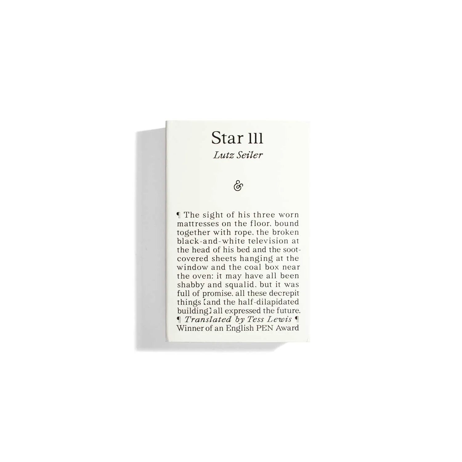 Star III - Lutz Seiler