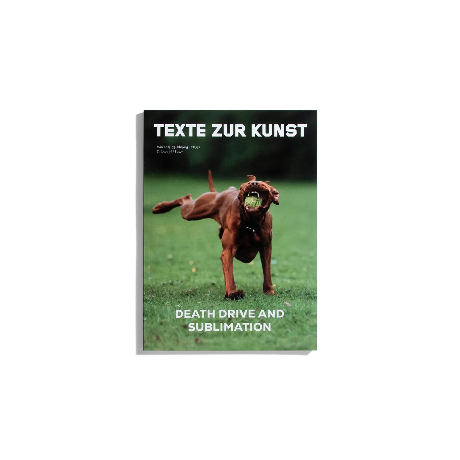 Texte zur Kunst #137 2025 - Death Drive and Sublimation