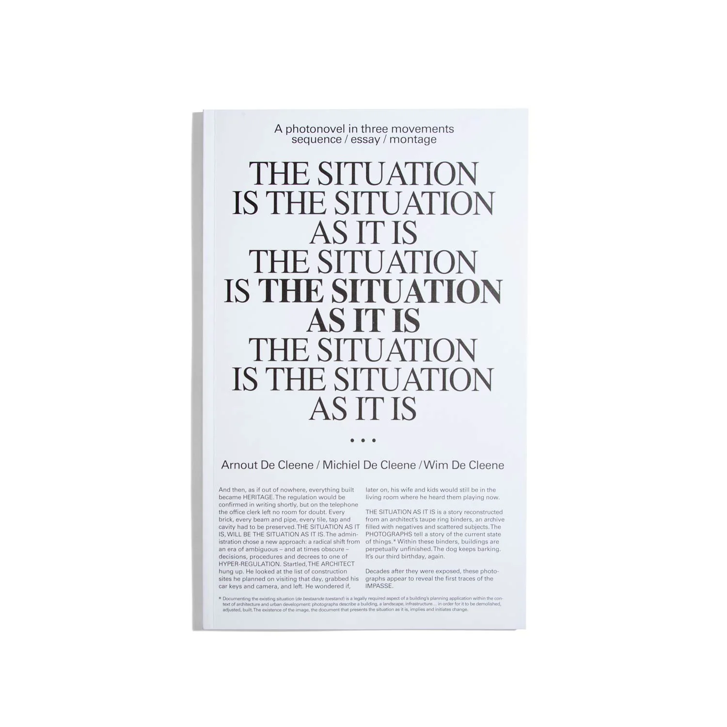 The Situation As It Is