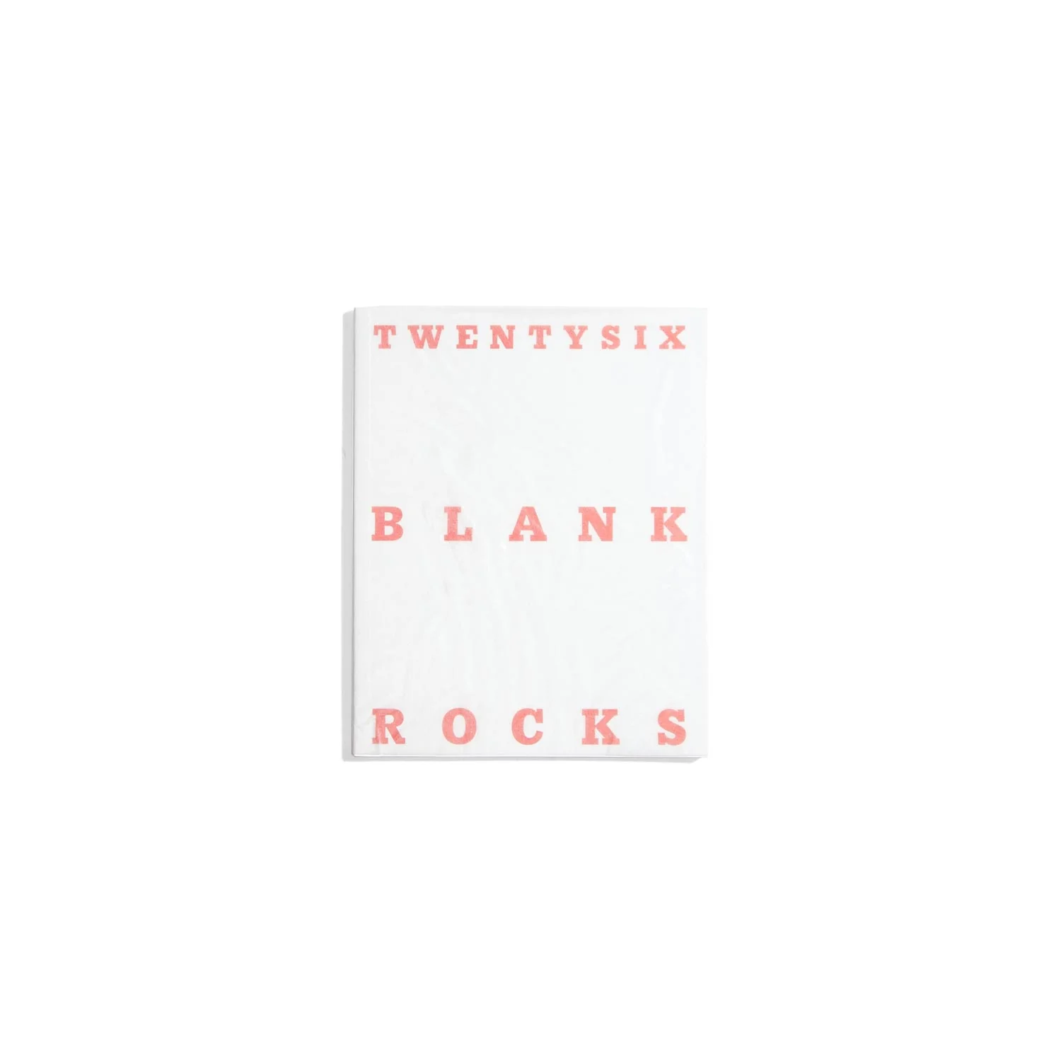 Twenty Six Blank Rocks - Anne-Valerie Gasc