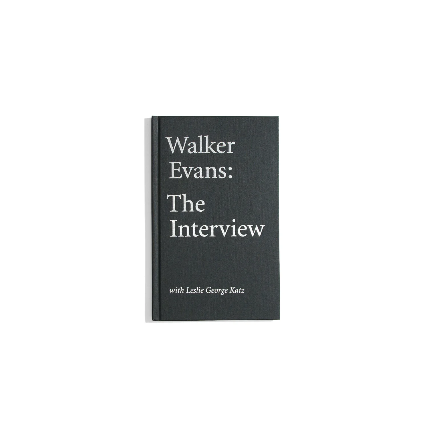 Walker Evans: The Interview